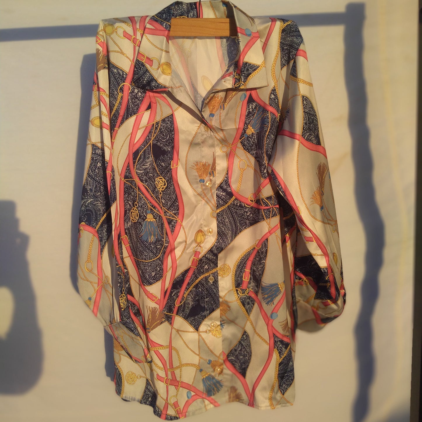Silk Button-Down Shirt