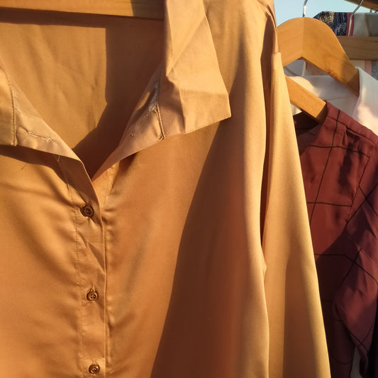 Silk Button-Down Shirt