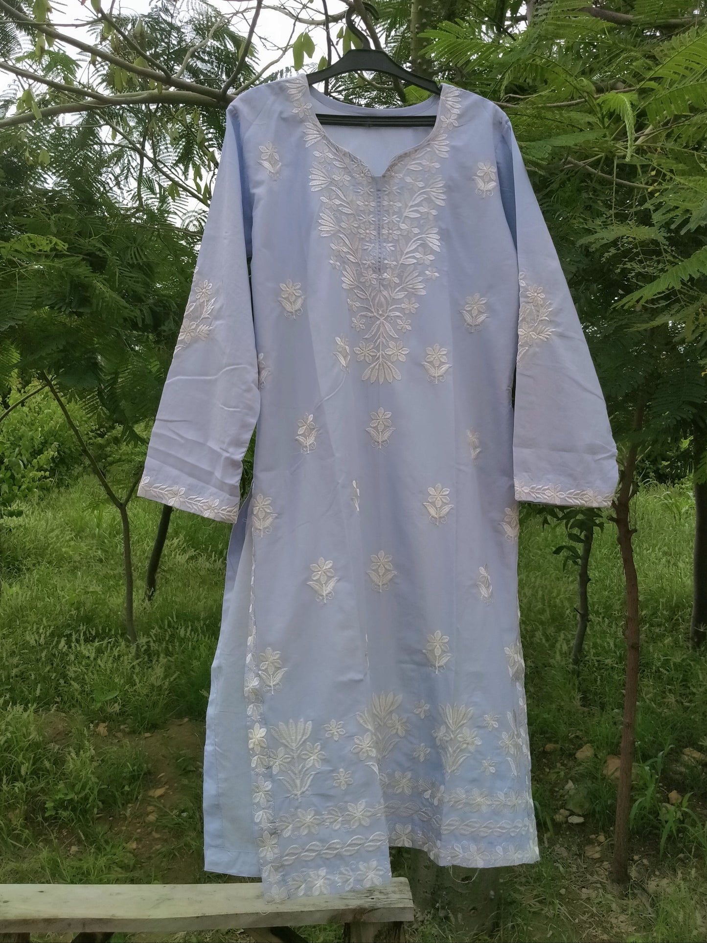 Chkikankari Kurta